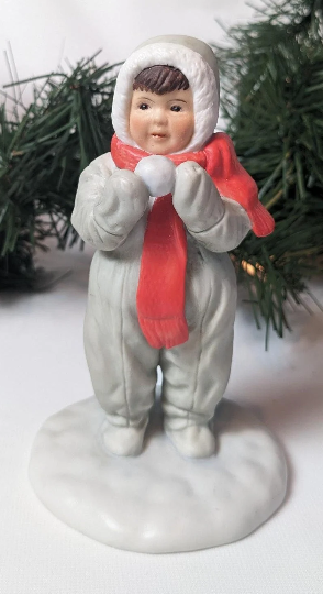 Vintage 1984 Winter Angel Figurine