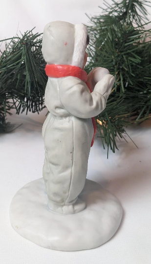 Vintage 1984 Winter Angel Figurine