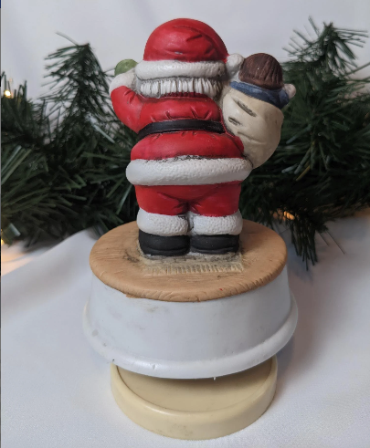 Vintage Santa Christmas Music Box