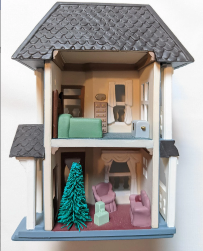 Vintage Hallmark 1993 Cozy Home Christmas Ornament