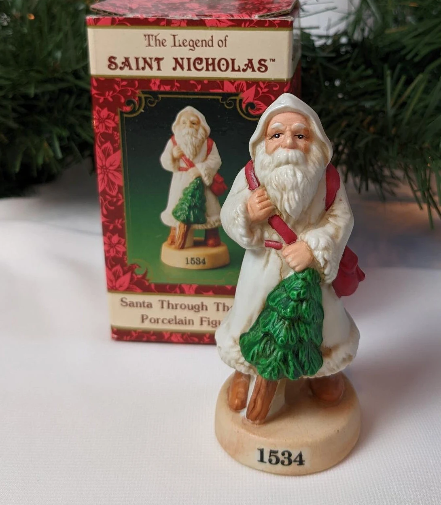 Russ Berrie Saint Nicholas 1534 Santa Christmas Figurine