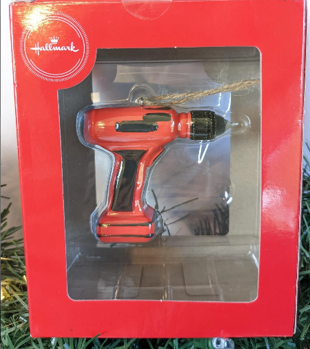 Hallmark Grab Bit Go Drill Christmas Ornament