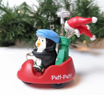 Hallmark 1993 Putt Putt Penguin Ornament