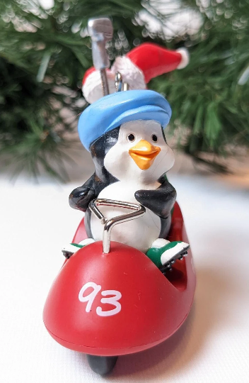 Hallmark 1993 Putt Putt Penguin Ornament