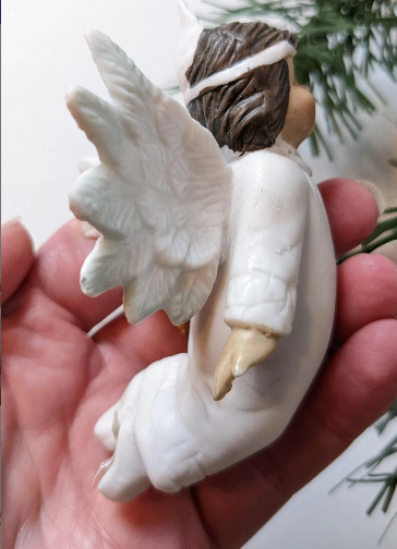 Vintage 1993 House of Lloyd Native American Angel Ornament