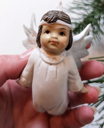 Vintage 1993 House of Lloyd Native American Angel Ornament