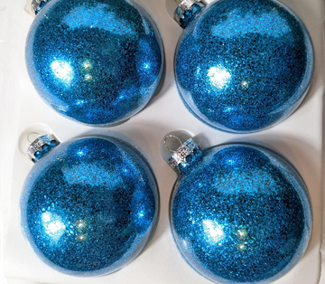 Turquoise Christmas Ornaments