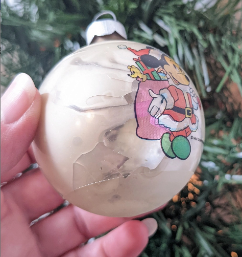 Vintage Mickey Mouse Ball Ornaments