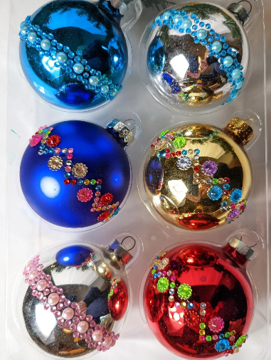 Vintage Boho Christmas Ornaments