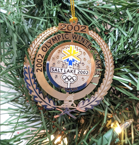 Vintage Winter Olympic Winter Games Salt Lake Ornament