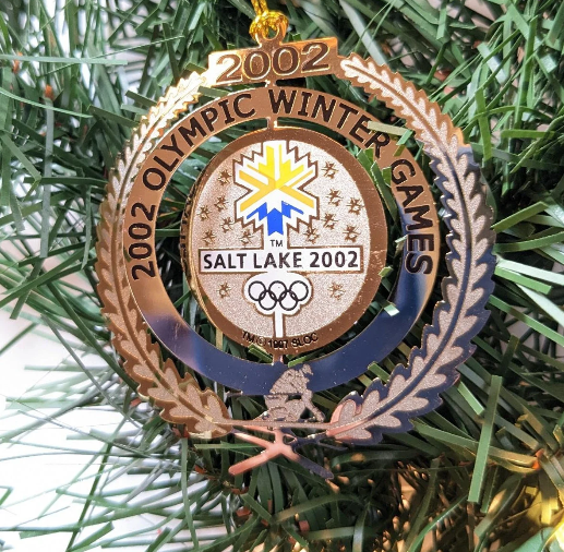 Vintage Winter Olympic Winter Games Salt Lake Ornament