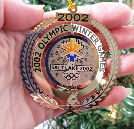 Vintage Winter Olympic Winter Games Salt Lake Ornament