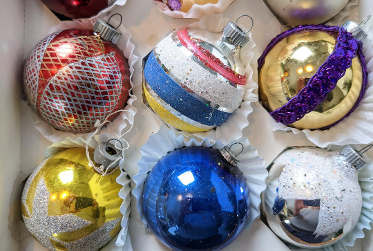 Shiny Brite Christmas Ornaments