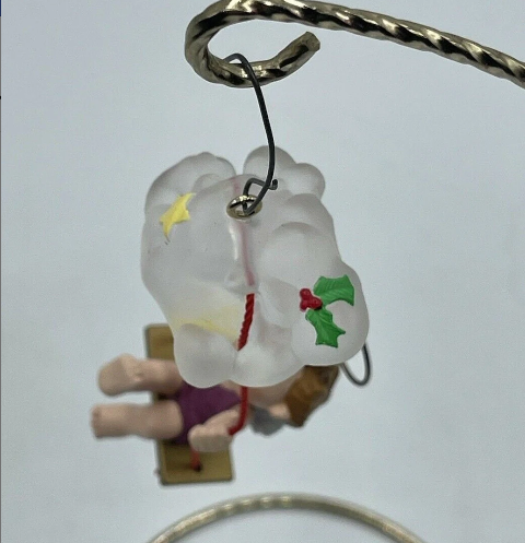 Playful Angel 1989 Handcrafted Ornament