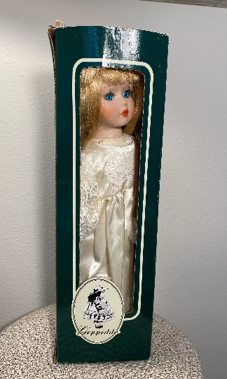 Vintage Bride Porcelain Doll