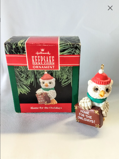 Vintage Home For The Owlidays Hallmark Keepsake Ornament