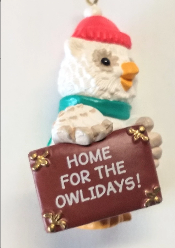 Vintage Home For The Owlidays Hallmark Keepsake Ornament