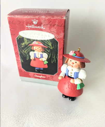 Vintage Keepsake Daughter Ornament Nutcracker