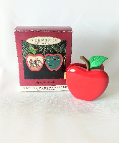 Vintage Teacher Hallmark Keepsake Ornament