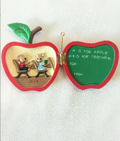 Vintage Teacher Hallmark Keepsake Ornament