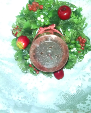 Christmas Wreath Candle Ring