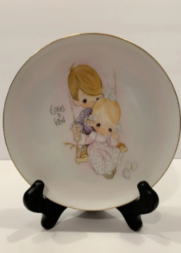 Vintage Precious Moments Set Of 3 Plates