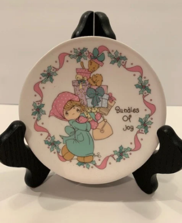 Vintage Bundles of Joy Mini Precious Moments Plate