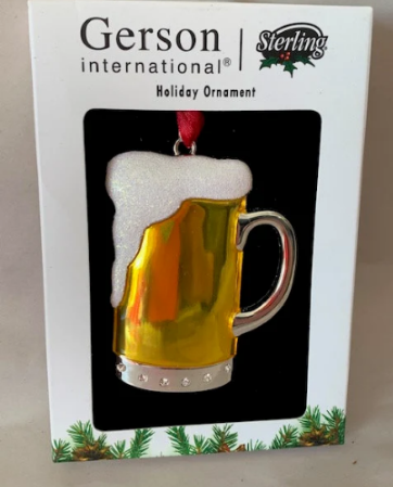 Beer Mug Metal Ornament