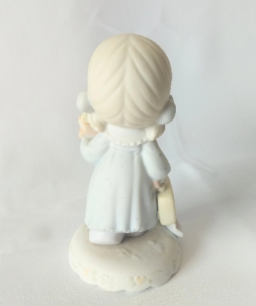 Vintage Precious Moments Figurine School Girl