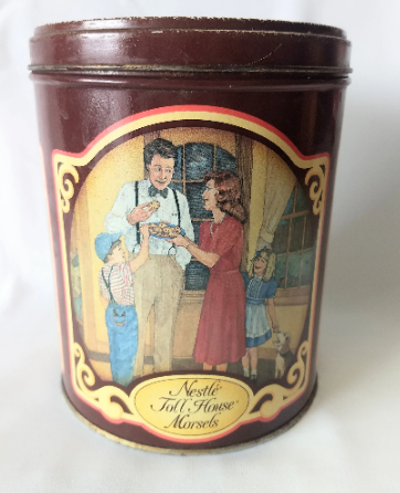 Vintage Nestle Toll House Morsels Tin