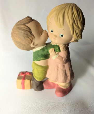 Vintage Homco Figurines Set Of Two