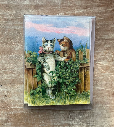 Old World Christmas Kitty Love Cards