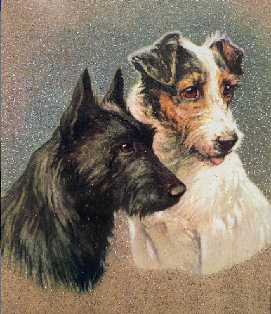 Old World Christmas Dog Cards