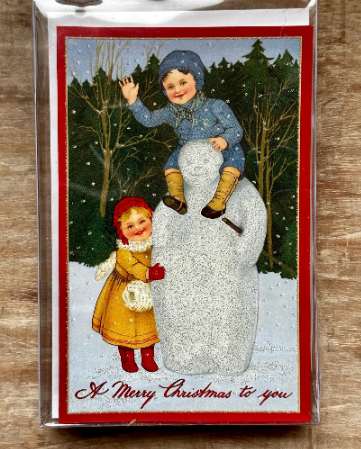 Snowman Old World Christmas Cards