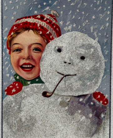 Snowman Season's Old World Christmas Cards