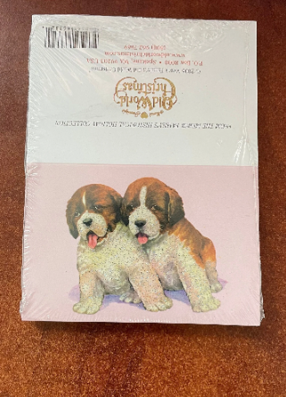 Retired 'Puppy Pals' Old World Christmas Cards