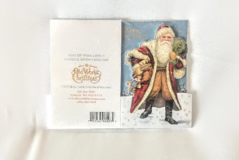 Small Old World Christmas Santa Cards