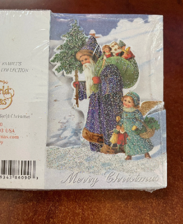 Retired 'Merry Christmas' Old World Christmas Cards