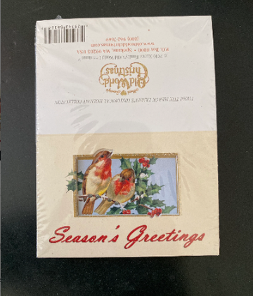 Retired Seasons Greetings Old World Christmas Mini Cards