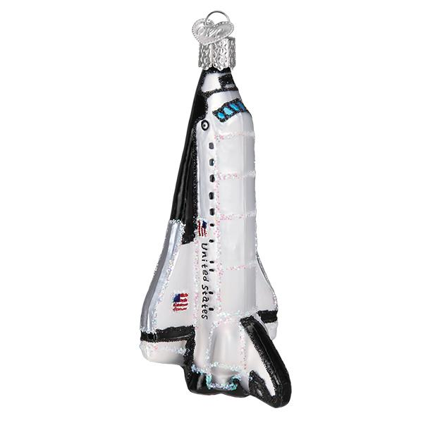 Space Shuttle Blown Glass Tree Ornament by Old World Christmas