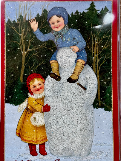 Snowman Old World Christmas Cards