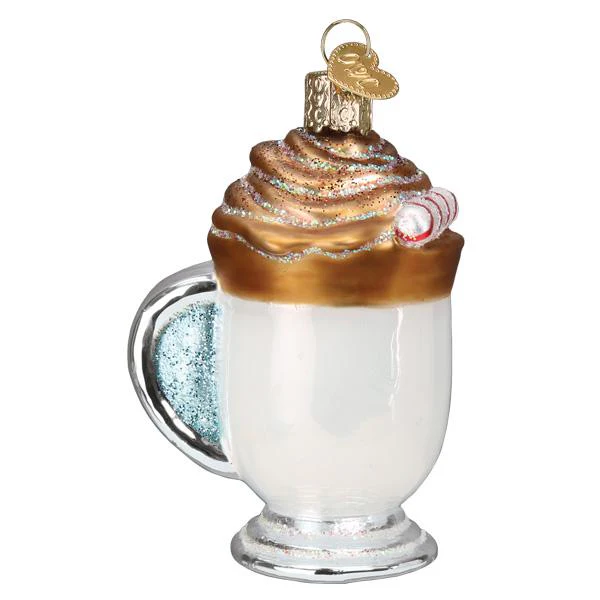 Whipped Coffee Blown Glass Tree Ornament by Old World Christmas