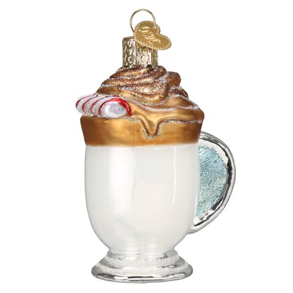 Whipped Coffee Blown Glass Tree Ornament by Old World Christmas