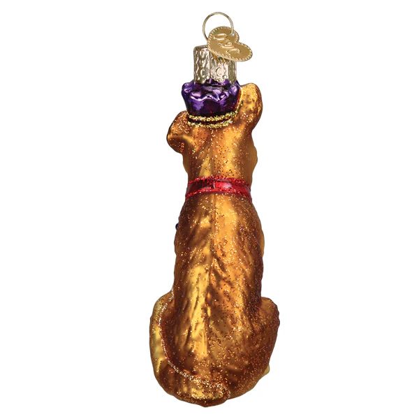 World's Best Dog Blown Glass Tree Ornament by Old World Christmas
