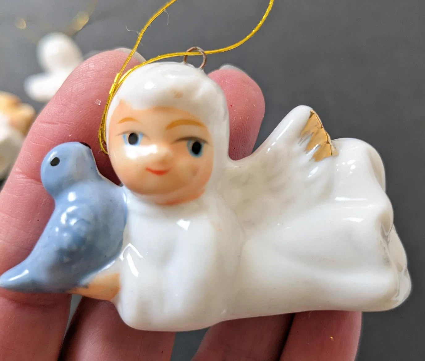 Vintage Angel Christmas Ornaments