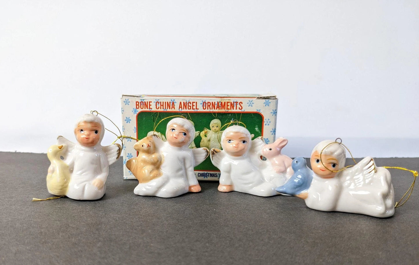 Vintage Angel Christmas Ornaments