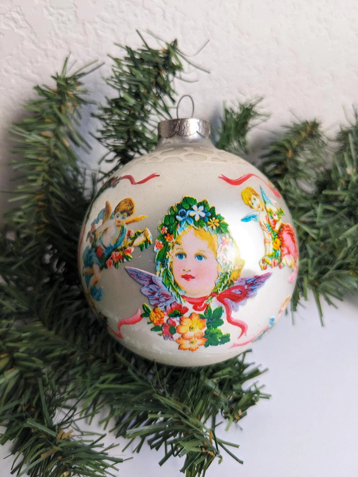 Vintage Angel Christmas Ornament