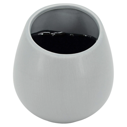 Light Gray Large Round Wall Planter - Vertical Gardening by Arcadia 6.2" tall