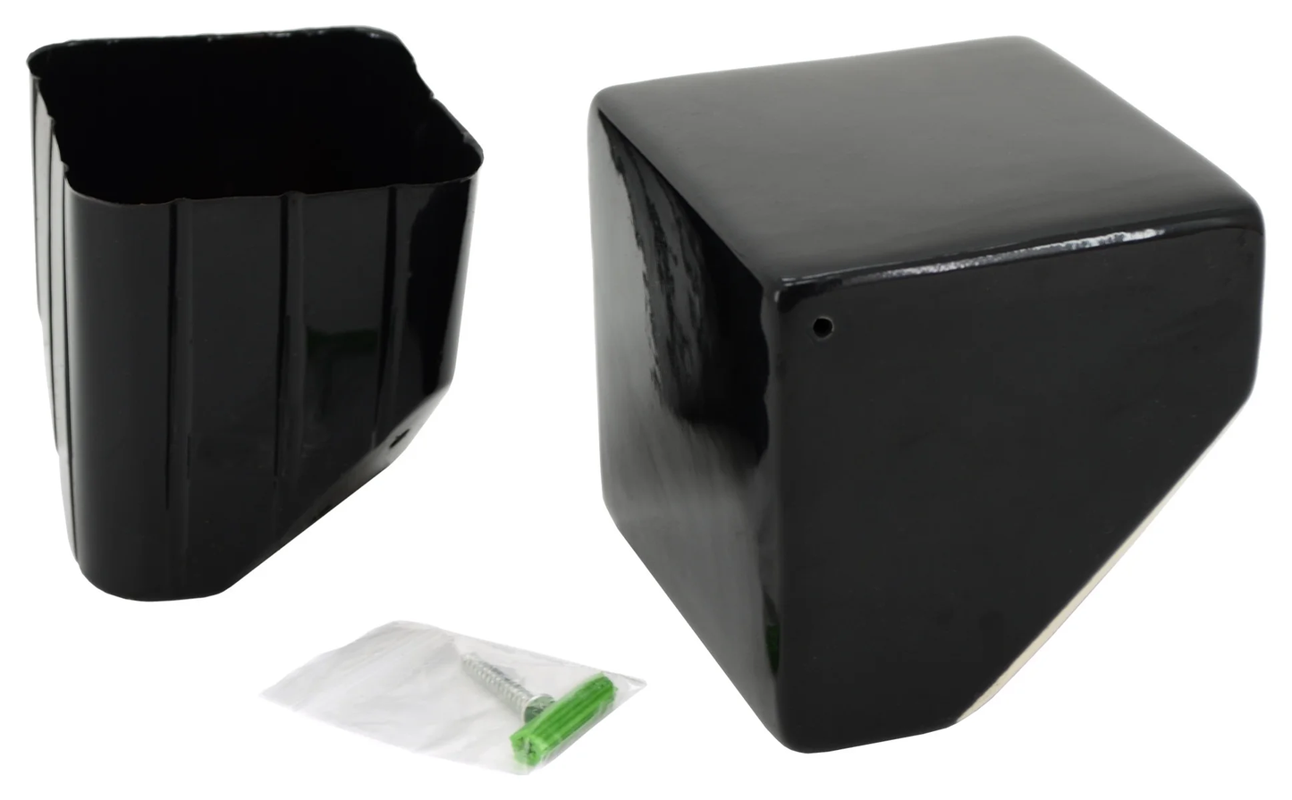 Cube Wall Planter - Black - New In Box - Arcadia Garden Products 4" tall cube