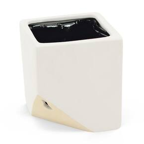 Cube Wall Planter - White - New In Box - Arcadia Garden Products 6" tall cube